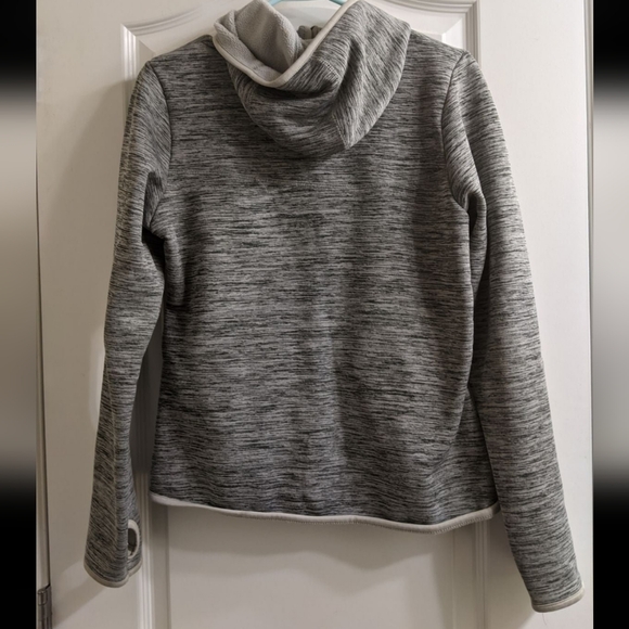 Grey zip up hoodie with Alaska logo - Picture 6 of 6